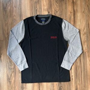 Polo by Ralph Lauren Black and Gray Men's Shirt